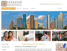 Tablet Screenshot of lonestarregionalcenters.com